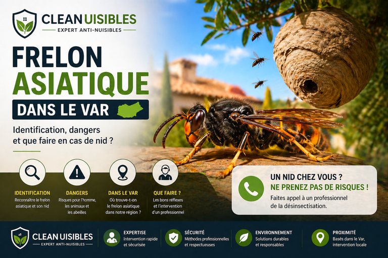 Frelon asiatique Var
