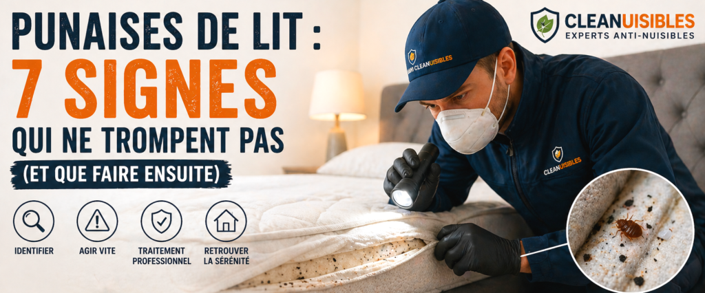 Punaises de lit : 7 signes qui ne trompent pas